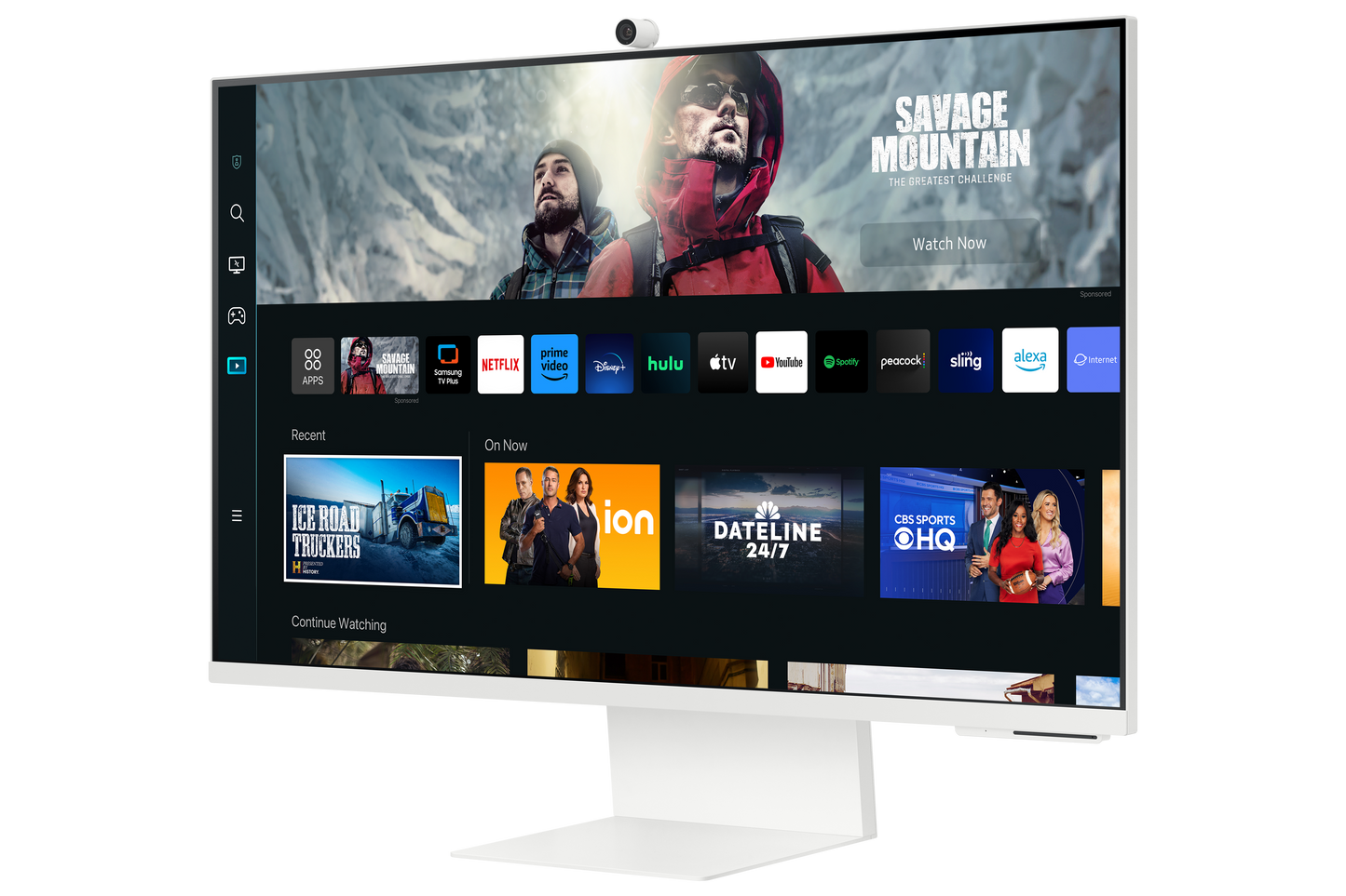 Samsung 27" M80C, USB-C, UHD Warm White Smart Monitor with Speakers & Remote LS27CM801UUXXU