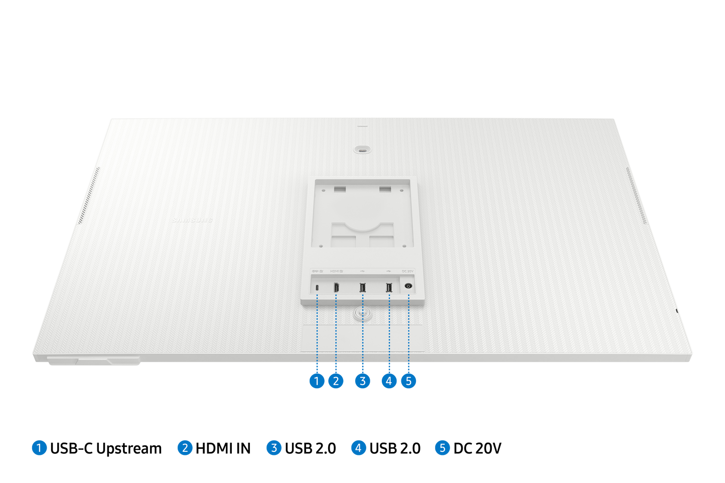 Samsung 27" M80C, USB-C, UHD Warm White Smart Monitor with Speakers & Remote LS27CM801UUXXU