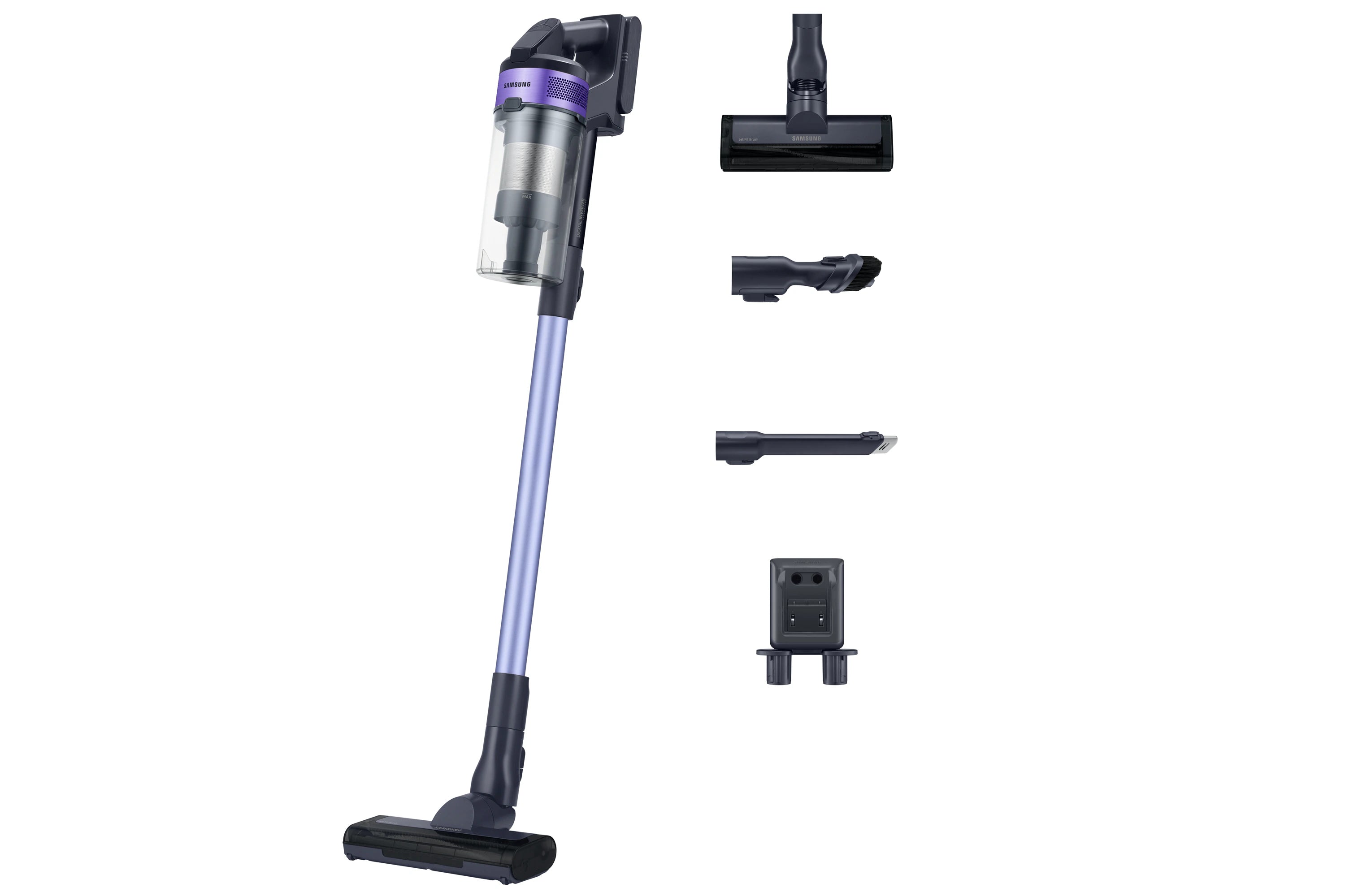 Image of Samsung Jet™ 60 Turbo Cordless Stick Vacuum Cleaner Max 150W Suction Power VS15A6031R4/EU
