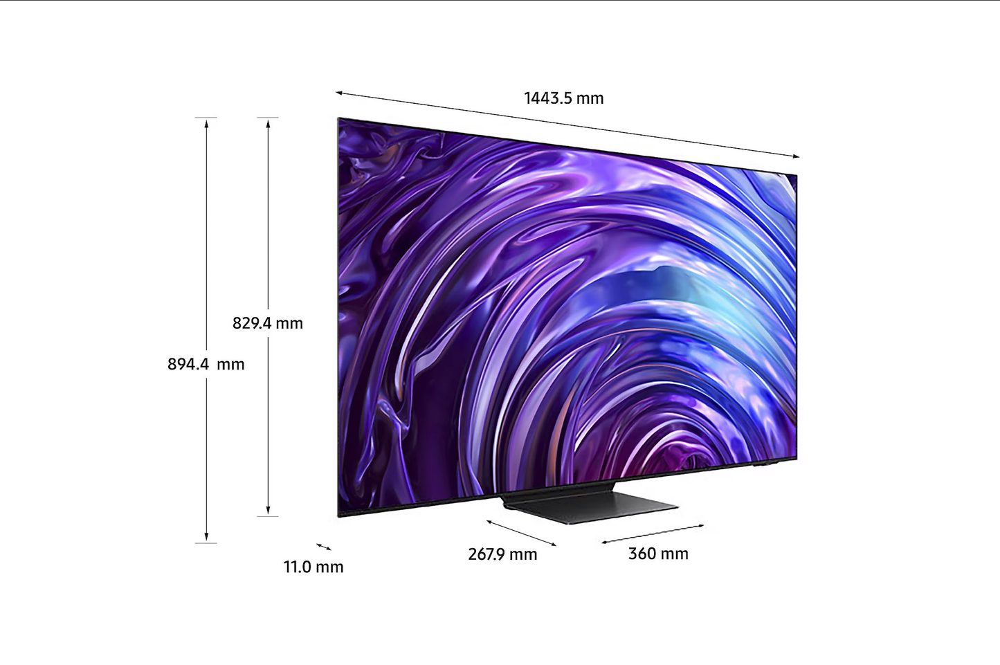 Samsung 2024 65” S95D OLED 4K HDR Smart TV QE65S95DATXXU