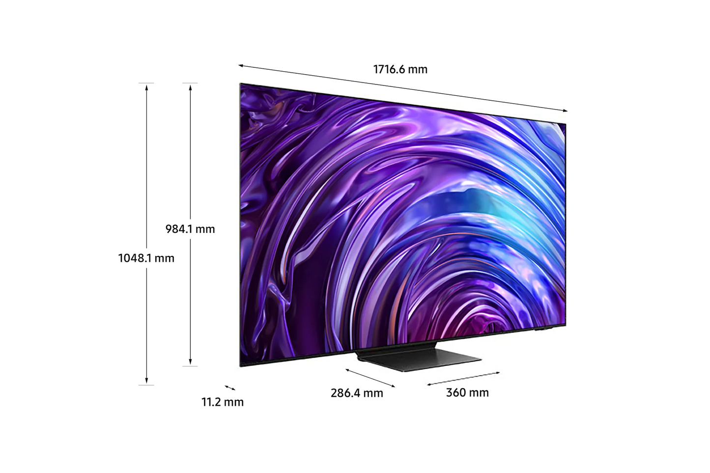 Samsung 2024 77” S95D OLED 4K HDR Smart TV QE77S95DATXXU