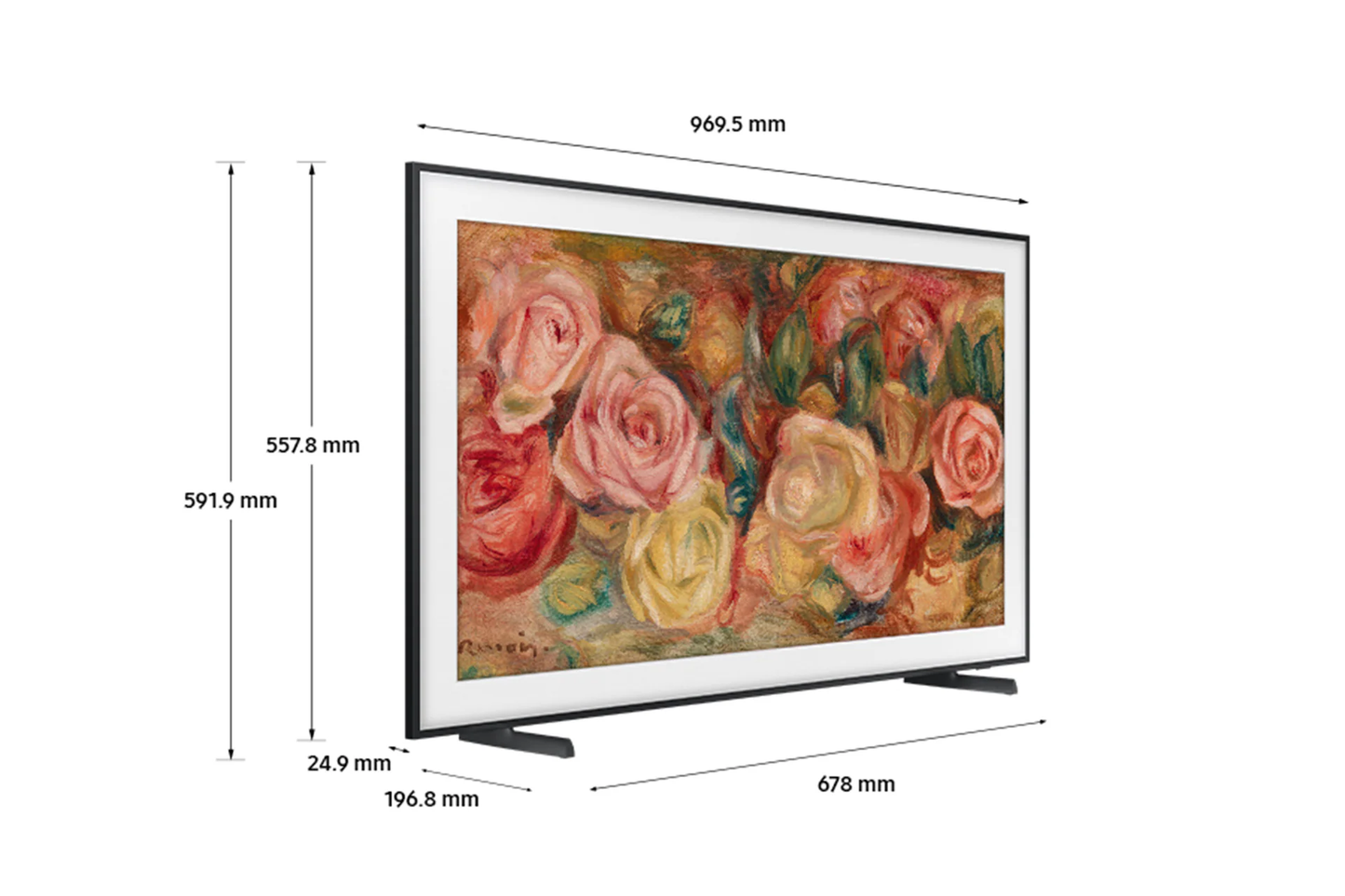 Samsung 43" The Frame LS03D Art Mode QLED 4K HDR Smart TV (2024) QE43LS03DAUXXU