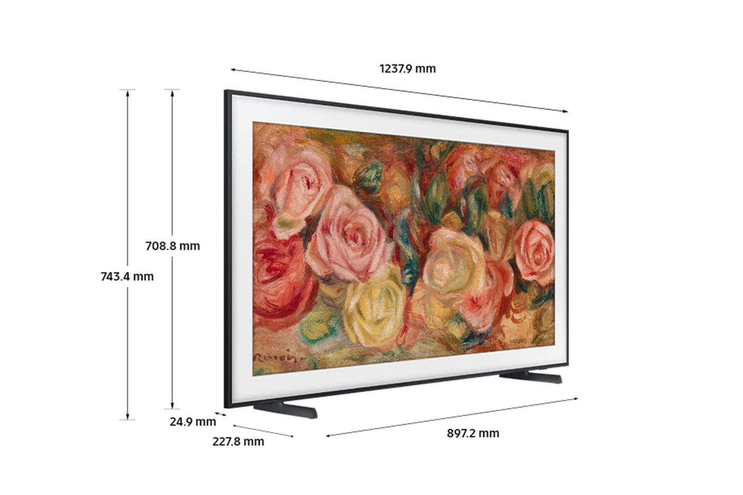 Samsung 55" The Frame LS03D Art Mode QLED 4K HDR Smart TV (2024) QE55LS03DAUXXU